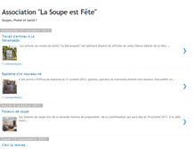 Tablet Screenshot of lasoupestfete.blogspot.com