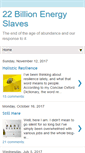 Mobile Screenshot of 22billionenergyslaves.blogspot.com