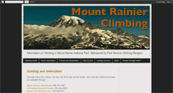Desktop Screenshot of mountrainierclimbingguides.blogspot.com