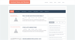Desktop Screenshot of handset-news.blogspot.com