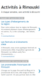 Mobile Screenshot of activitesrimouski.blogspot.com