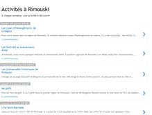 Tablet Screenshot of activitesrimouski.blogspot.com