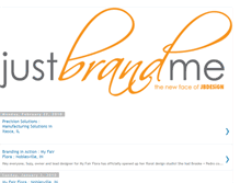 Tablet Screenshot of justbrandme.blogspot.com