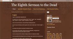 Desktop Screenshot of eighthsermon.blogspot.com