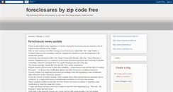 Desktop Screenshot of foreclosuresbyzipcode.blogspot.com