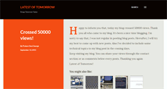 Desktop Screenshot of latestoftomorrow.blogspot.com