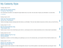 Tablet Screenshot of mycelebritystyle.blogspot.com