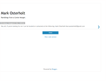 Tablet Screenshot of markosterholt.blogspot.com