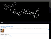 Tablet Screenshot of buffalobonvivant.blogspot.com