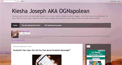 Desktop Screenshot of kieshajoseph.blogspot.com