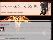 Tablet Screenshot of gatodesapato.blogspot.com