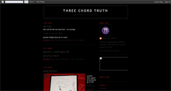 Desktop Screenshot of 3chordtruth.blogspot.com