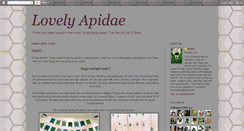 Desktop Screenshot of lovelyapidae.blogspot.com