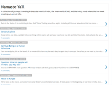 Tablet Screenshot of namasteadventure.blogspot.com