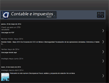 Tablet Screenshot of contableseimpuestos.blogspot.com