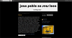 Desktop Screenshot of noseasloco.blogspot.com