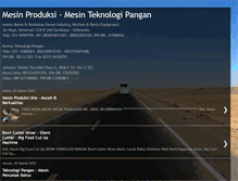 Tablet Screenshot of mesin-produksi-pangan.blogspot.com