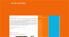 Desktop Screenshot of blogsapiens.blogspot.com