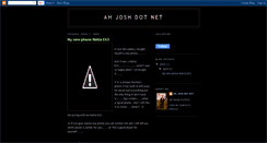 Desktop Screenshot of ahjoshdotnet.blogspot.com