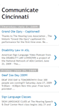Mobile Screenshot of communicatecincinnati.blogspot.com