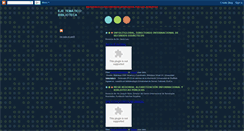 Desktop Screenshot of ejebiblioteca.blogspot.com