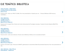 Tablet Screenshot of ejebiblioteca.blogspot.com