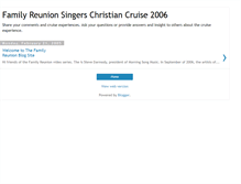 Tablet Screenshot of familyreunioncruise.blogspot.com