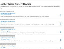 Tablet Screenshot of mothergoosenurseryrhymes.blogspot.com