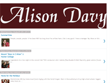 Tablet Screenshot of alisondavy.blogspot.com