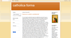 Desktop Screenshot of catholicaforma.blogspot.com