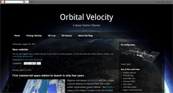 Desktop Screenshot of orbital-velocity.blogspot.com