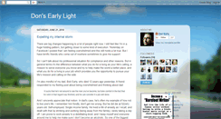 Desktop Screenshot of donsearlylight.blogspot.com