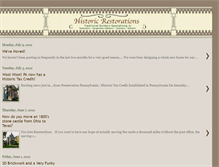 Tablet Screenshot of historic-restorations.blogspot.com