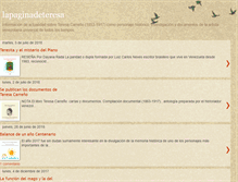 Tablet Screenshot of lapaginadeteresa.blogspot.com