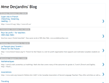 Tablet Screenshot of mmedesjardins.blogspot.com