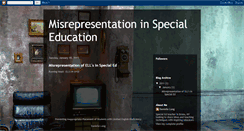 Desktop Screenshot of misrepresentationinspecialeducation.blogspot.com