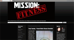 Desktop Screenshot of ginnsfitness.blogspot.com