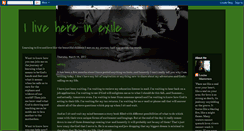 Desktop Screenshot of i-live-here-in-exile.blogspot.com