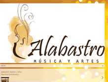 Tablet Screenshot of alabastromusicayartes.blogspot.com