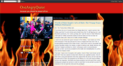 Desktop Screenshot of oneangryqueer.blogspot.com