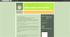 Desktop Screenshot of animosadico.blogspot.com