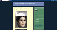 Desktop Screenshot of neweyeglasses.blogspot.com