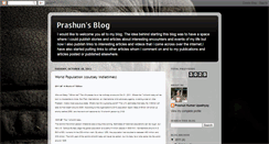 Desktop Screenshot of prashunupadhyay.blogspot.com