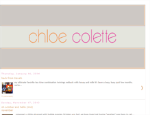 Tablet Screenshot of chloecolette.blogspot.com