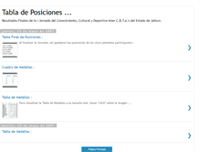 Tablet Screenshot of cbta31posiciones.blogspot.com
