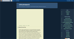 Desktop Screenshot of clinresearch.blogspot.com