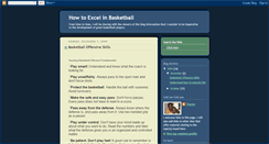Desktop Screenshot of howexcelinbasketball.blogspot.com
