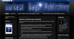 Desktop Screenshot of darkestdayspublishing.blogspot.com