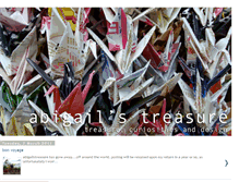 Tablet Screenshot of abigailstreasure.blogspot.com