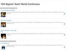 Tablet Screenshot of bwayouthconference.blogspot.com